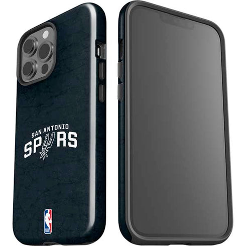 NBA San Antonio Spurs Distressed iPhone 15 Pro Max Impact Case